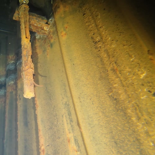 Sprinklertank-Inspektion: Stahltank, 30 Jahre – Behaelterwand Alte Fuellstandsmessung Korrosion Tankinspektion